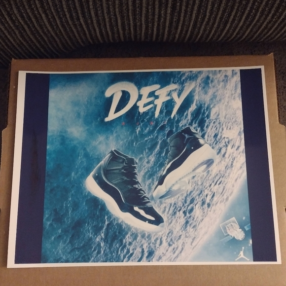 MICHAEL AIR JORDAN OLD SCHOOL BASKETBALL SHOES 8.5x11 GLOSSY WALL ART POSTER - Picture 4 of 4